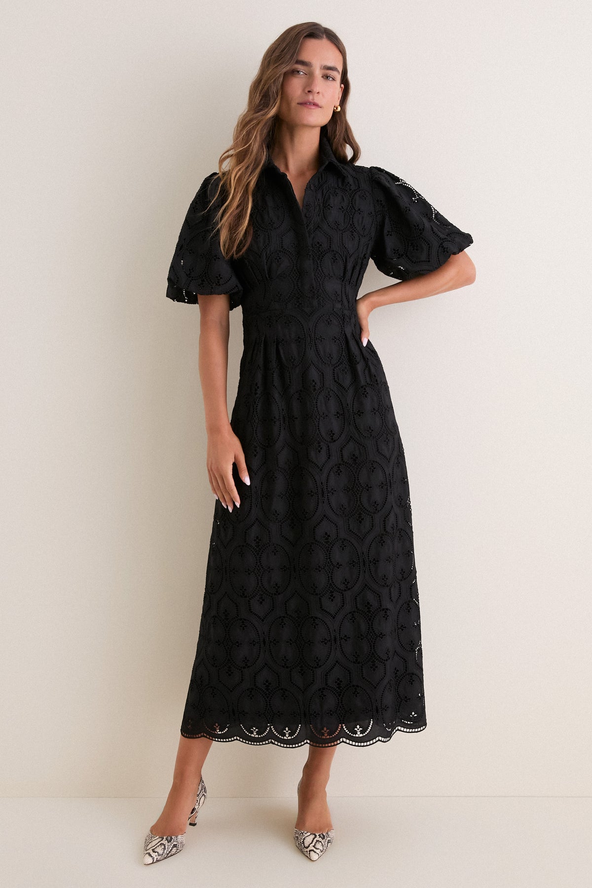Night Eyelet Delaney Dress