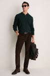 Black Pine Merino Sweater Polo