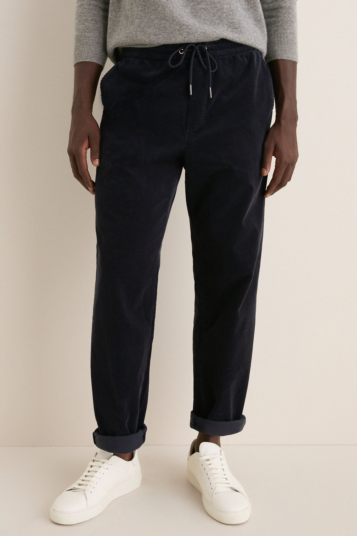 Faded Navy Relaxed Fit Corduroy Saturday Pant