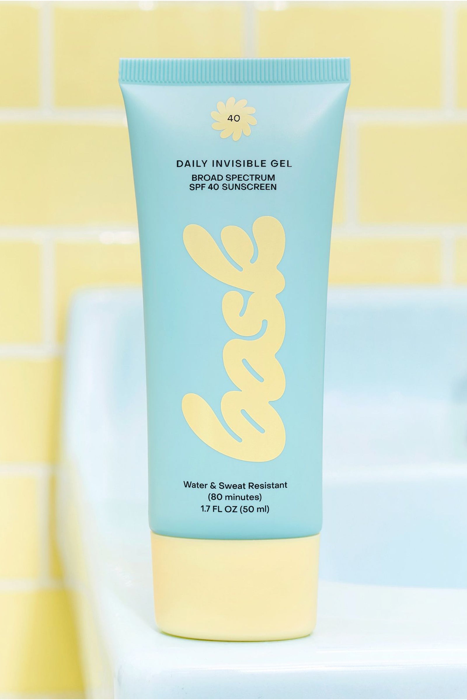 Bask SPF 40 Daily Invisible Gel Face Sunscreen