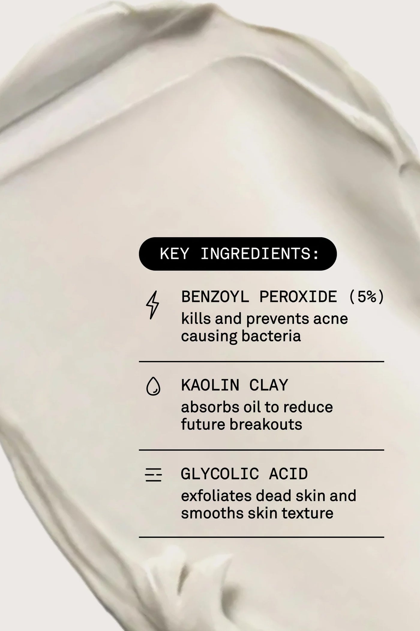 Reset Benzoyl Peroxide Acne Treatment Mask