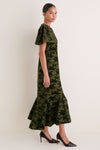 Pine Velvet Elodie Dress