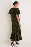 Pine Velvet Elodie Dress