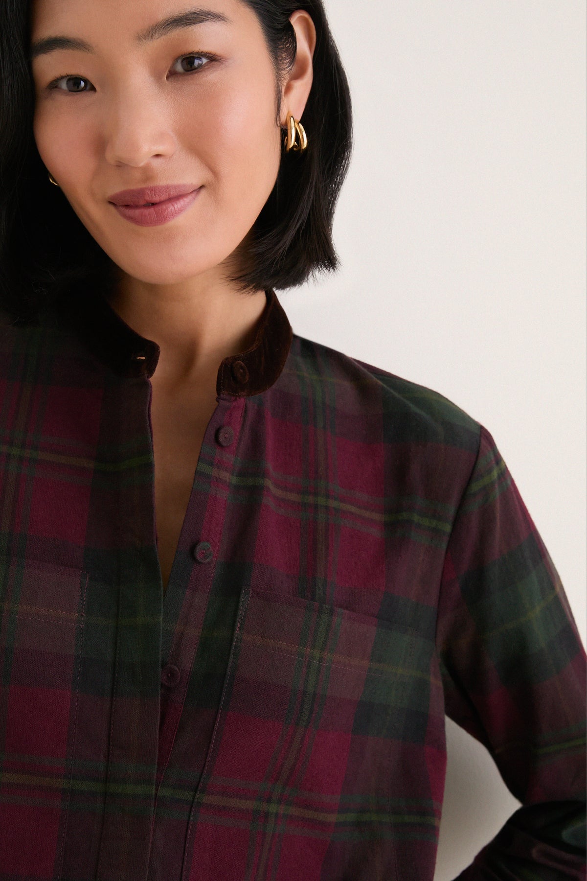 Highland Plaid Rohan Shirt Dress
