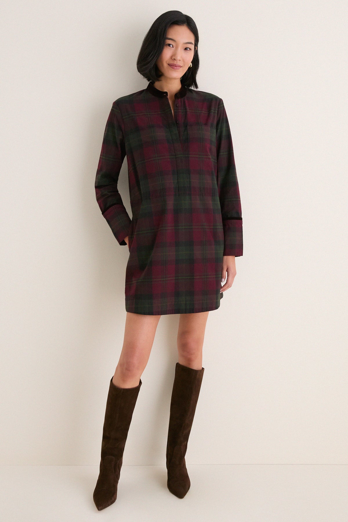 Highland Plaid Rohan Shirt Dress