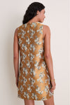Gilded Blossom Jacquard Marlowe Dress