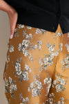 Gilded Blossom Jacquard Julia Pants