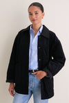 Navy Quilted Corduroy Graham Jacket