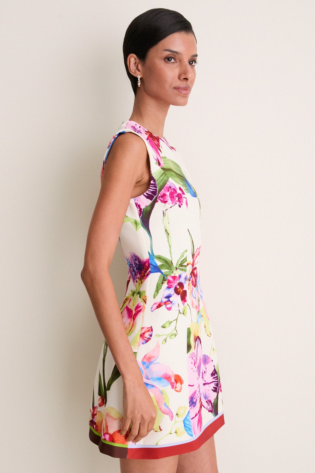 Floral Multi Glinda A Line Mini Dress