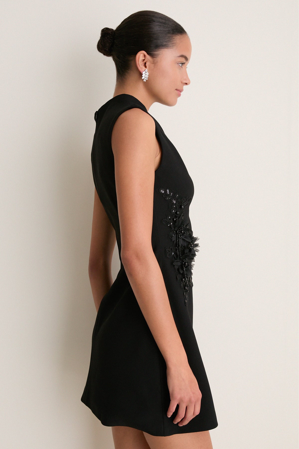 Black Zinelle Mini Dress