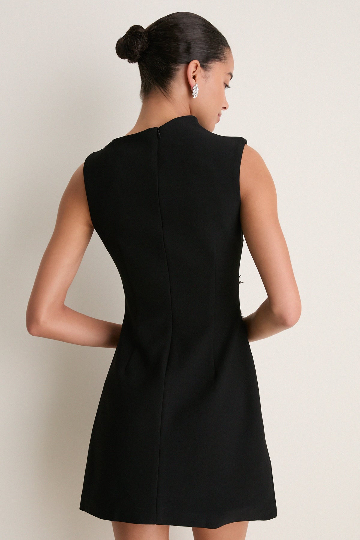 Black Zinelle Mini Dress
