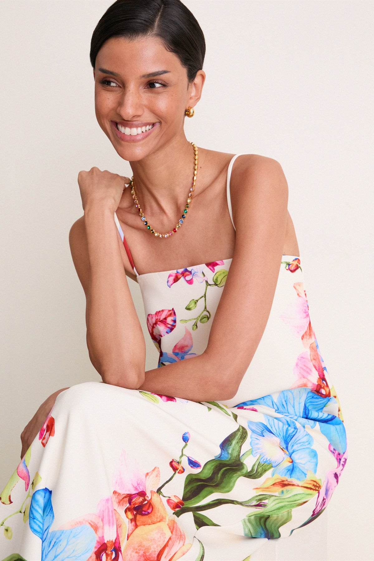 Floral Multi Glinda Maxi Dress