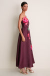 Burgundy Thaisa Gown
