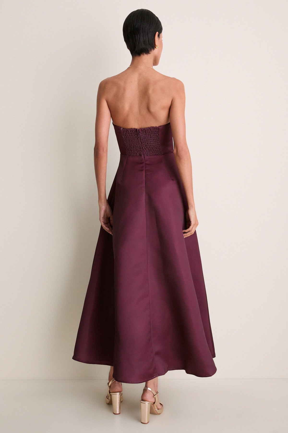Burgundy Thaisa Gown