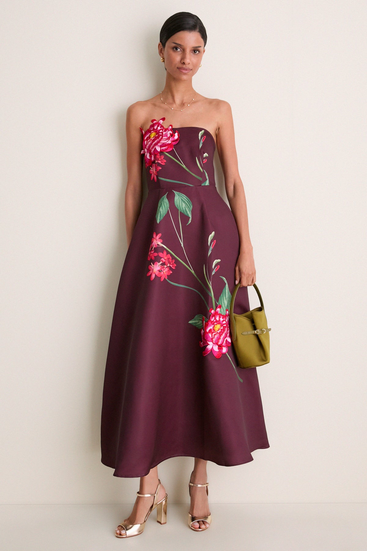 Burgundy Thaisa Gown
