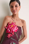 Burgundy Thaisa Gown