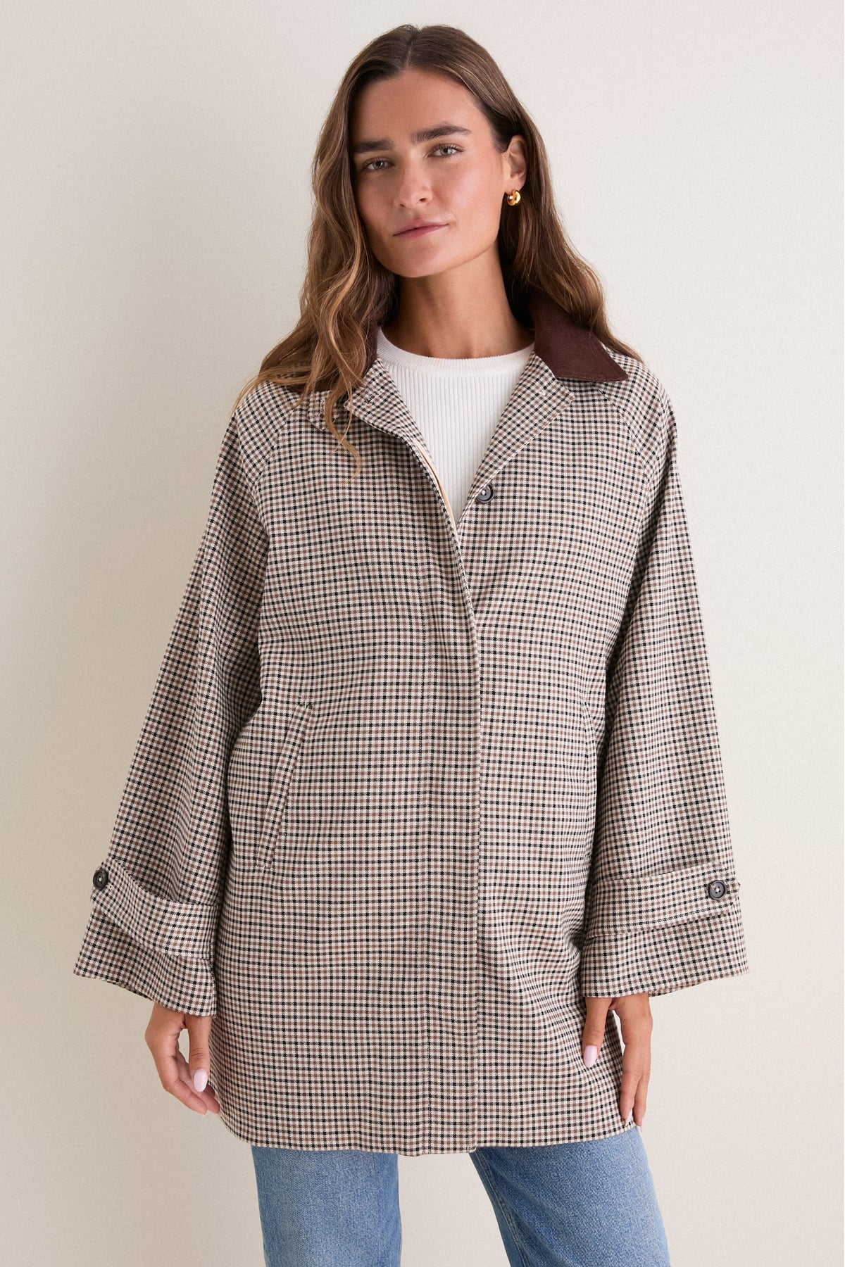 Rain Check Drew Mid-Length Trench Coat