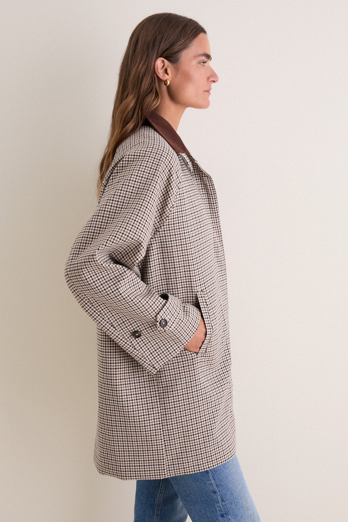 Rain Check Drew Mid-Length Trench Coat