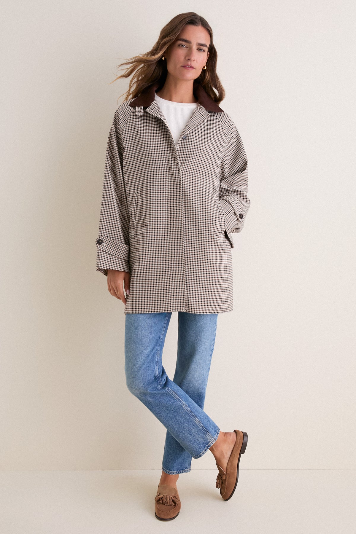 Rain Check Drew Mid-Length Trench Coat