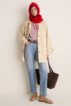 Apple Red Cashmere Ribbed Balaclava