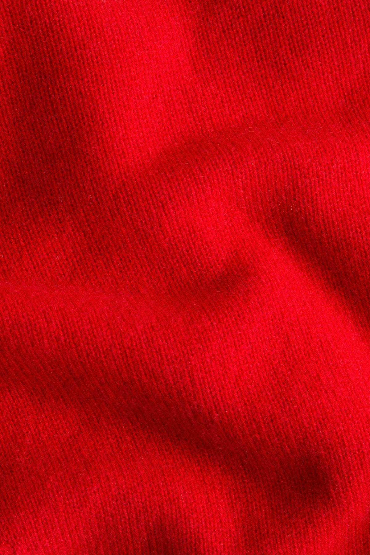 Apple Red Large Cashmere Triangle Scarf