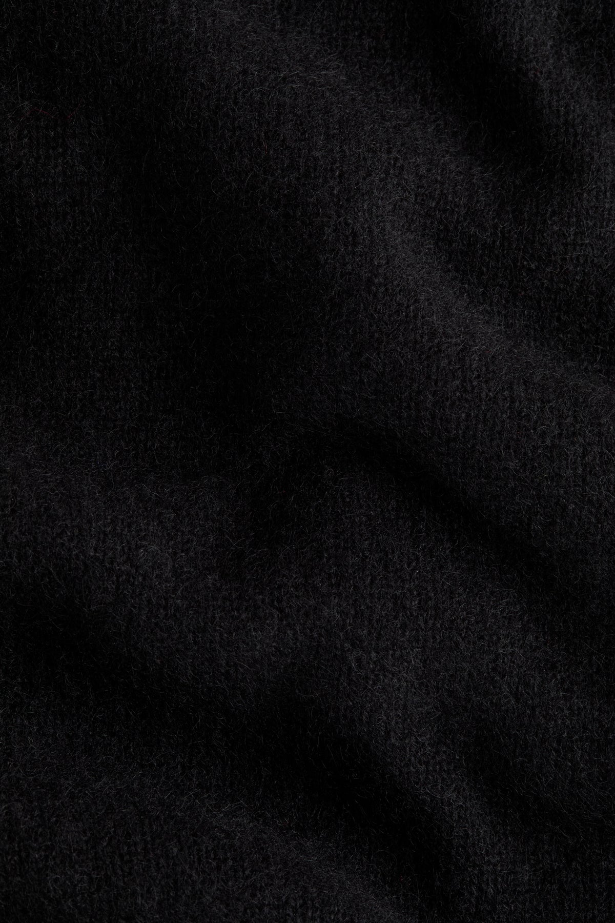 Black Large Cashmere Triangle Scarf