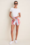 Red Stretch Twill Madaket Shorts