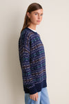 Midnight Fair Isle Wool Verbier Crewneck