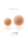 Soft Tan No-Show Nipple Covers 3IN