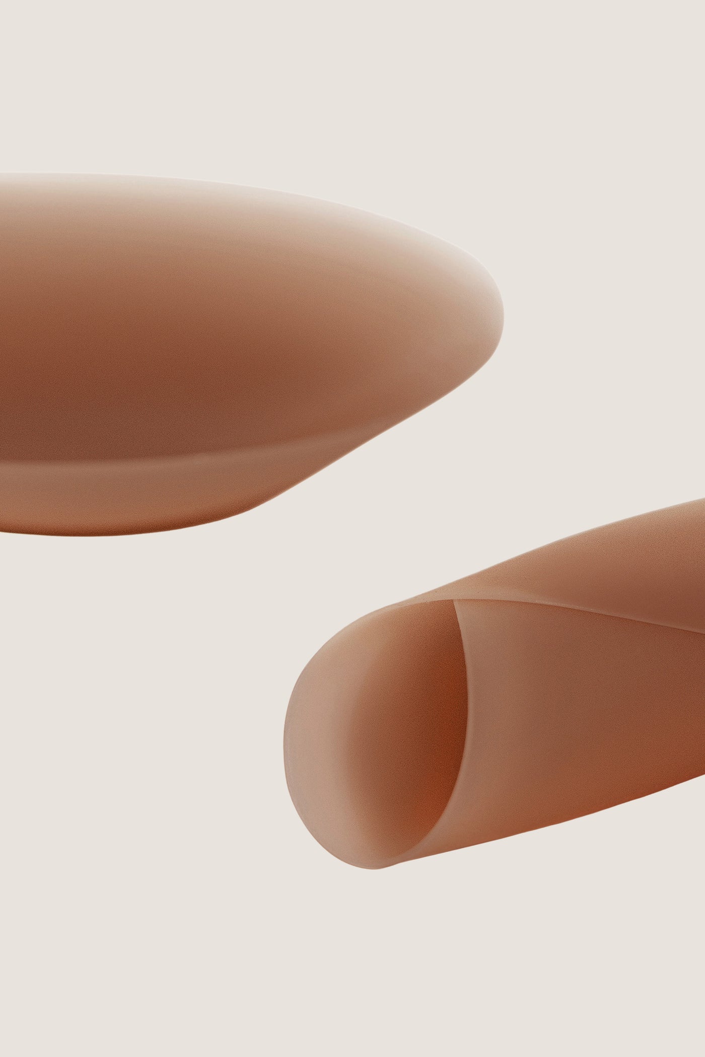 Bronze No-Show Nipple Covers 3IN