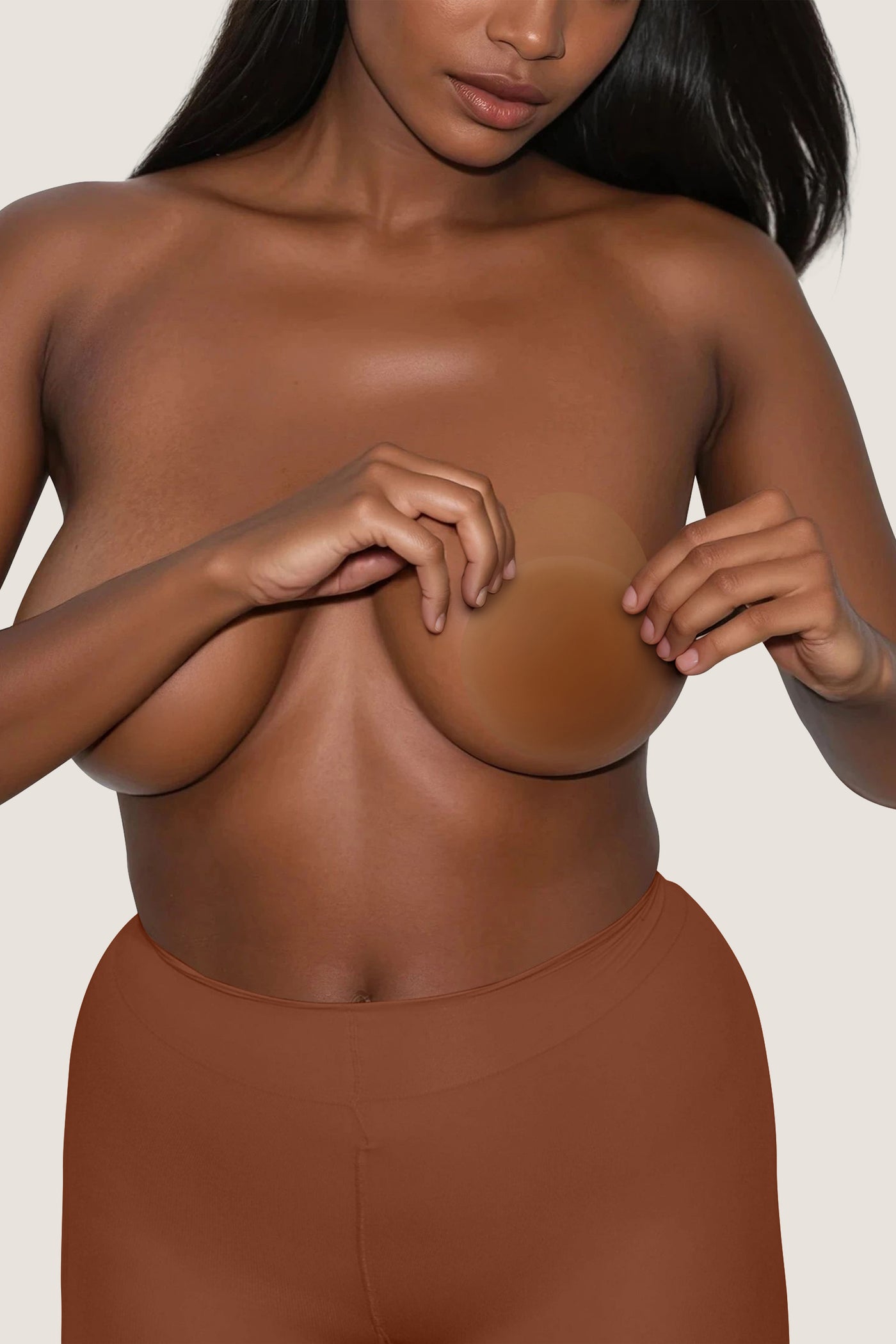 Bronze No-Show Extra Lift Nipple Covers 3.75IN
