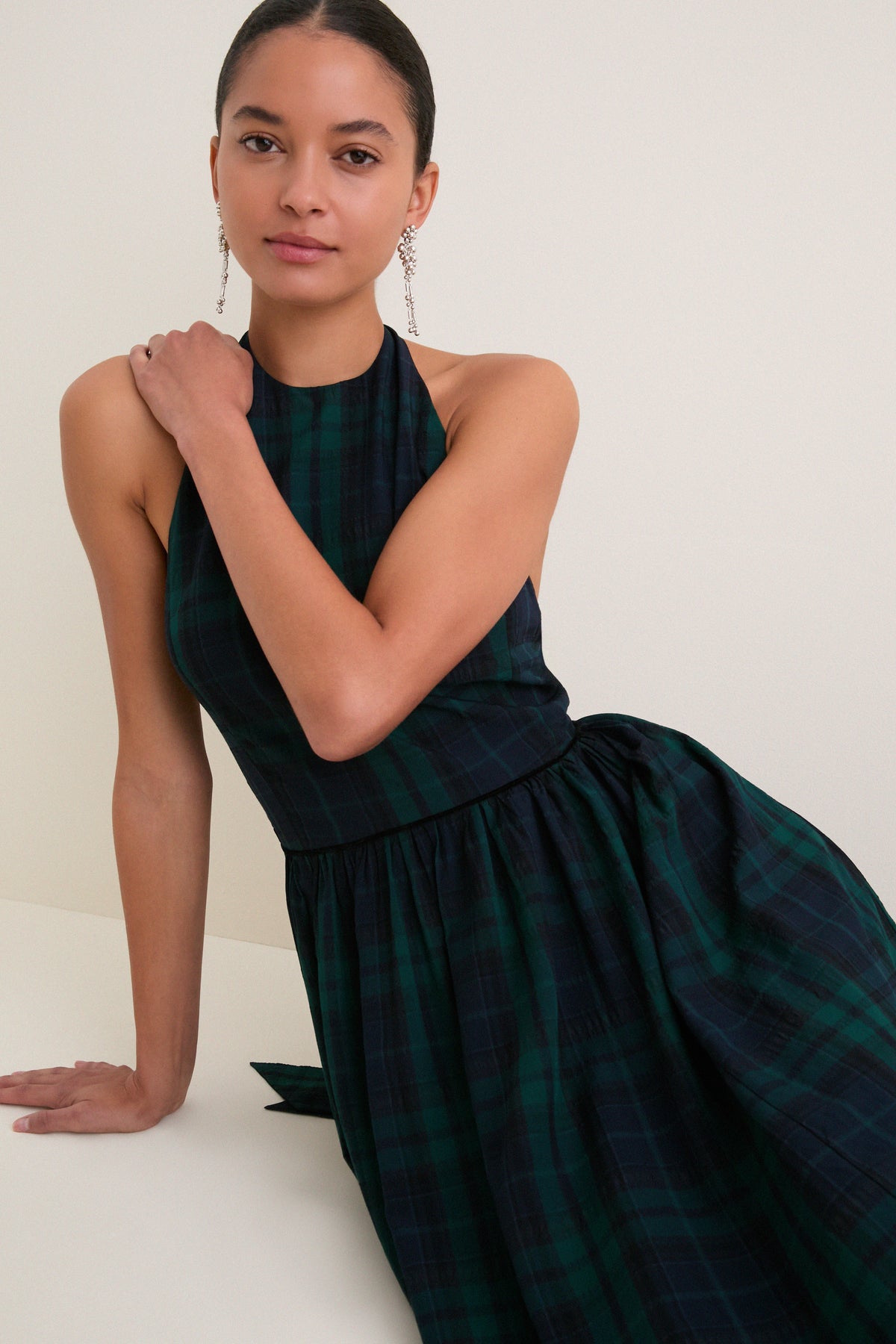 Blackwatch Seersucker Marcie Dress