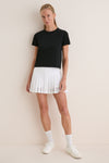 Black Short Sleeve Performance Cotton Sasha Tee