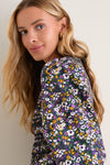 Figgy Floral Smocked Eliana Blouse