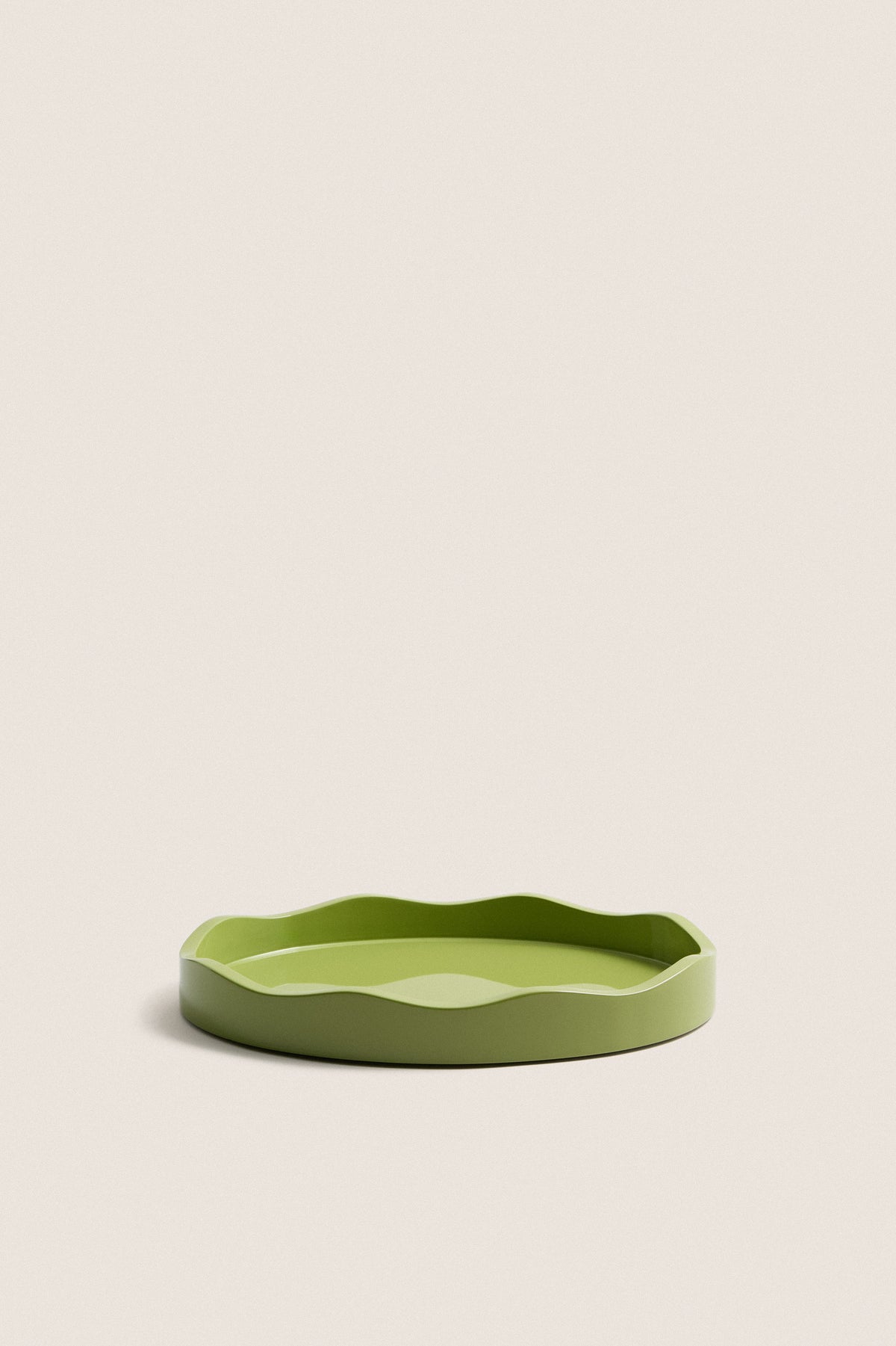 Small Oval Sweet Pea Lacquer Tray