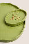 Small Oval Sweet Pea Lacquer Tray