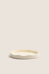 Small Oval Cream Lacquer Tray