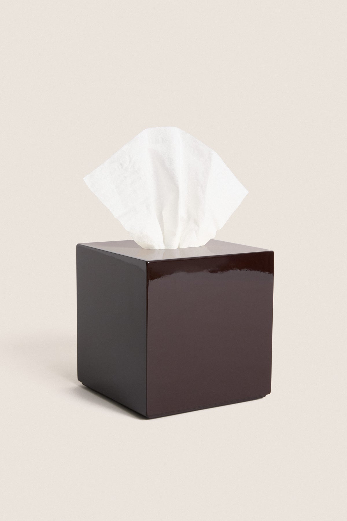 Brown Tissue Box Cover
