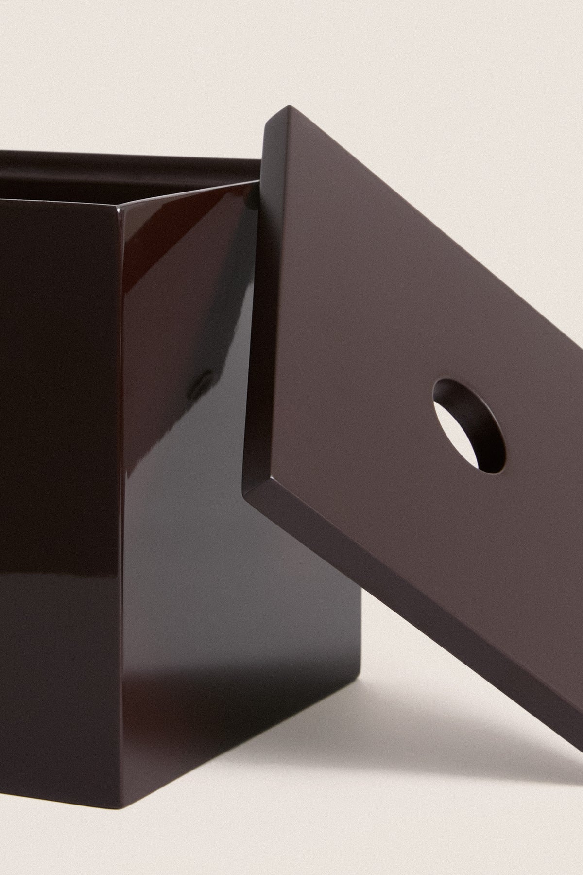 Brown Tissue Box Cover