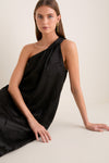 Black Jacquard Soleil Gown