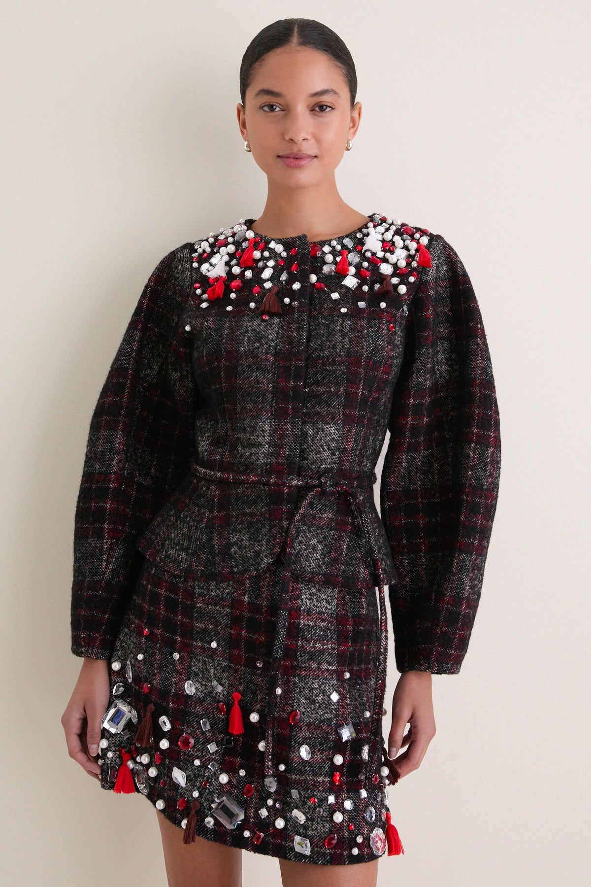 Parlour Plaid Garnet Bonham Jacket