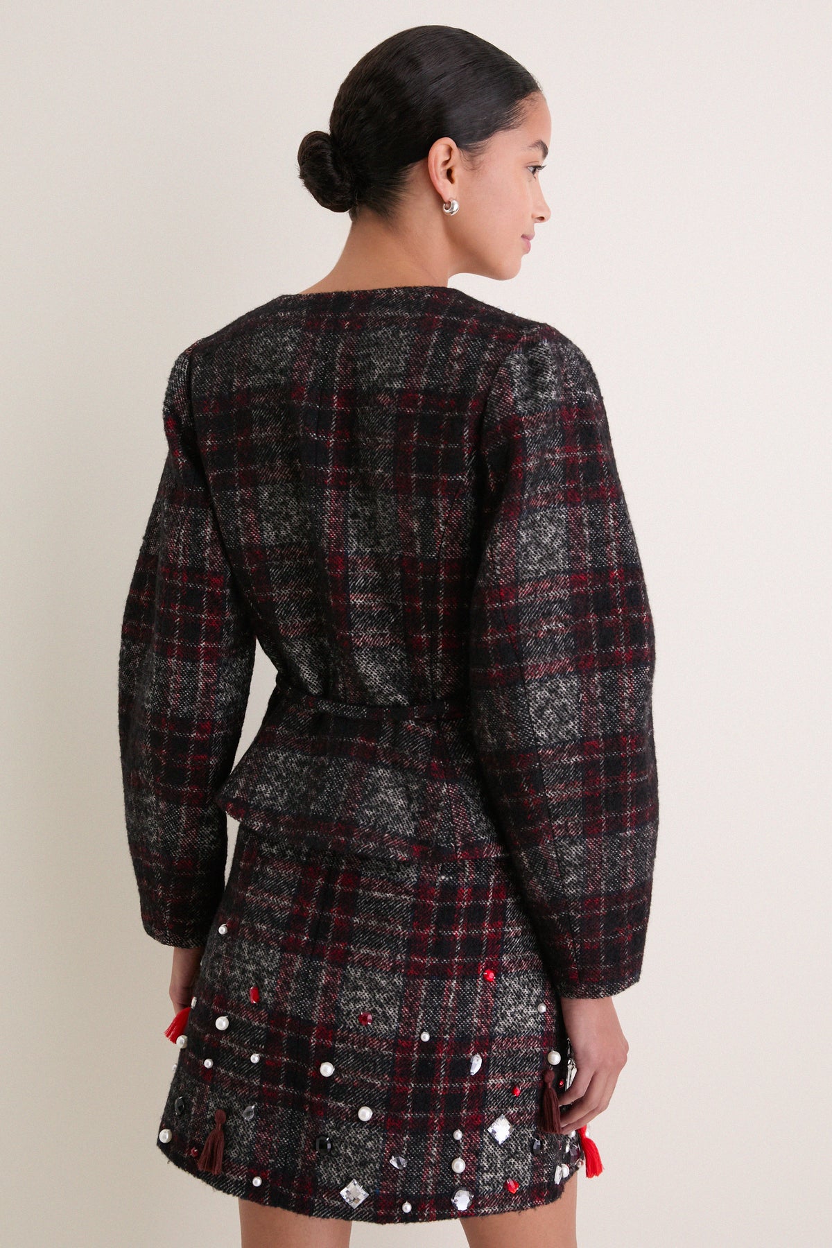Parlour Plaid Garnet Bonham Jacket