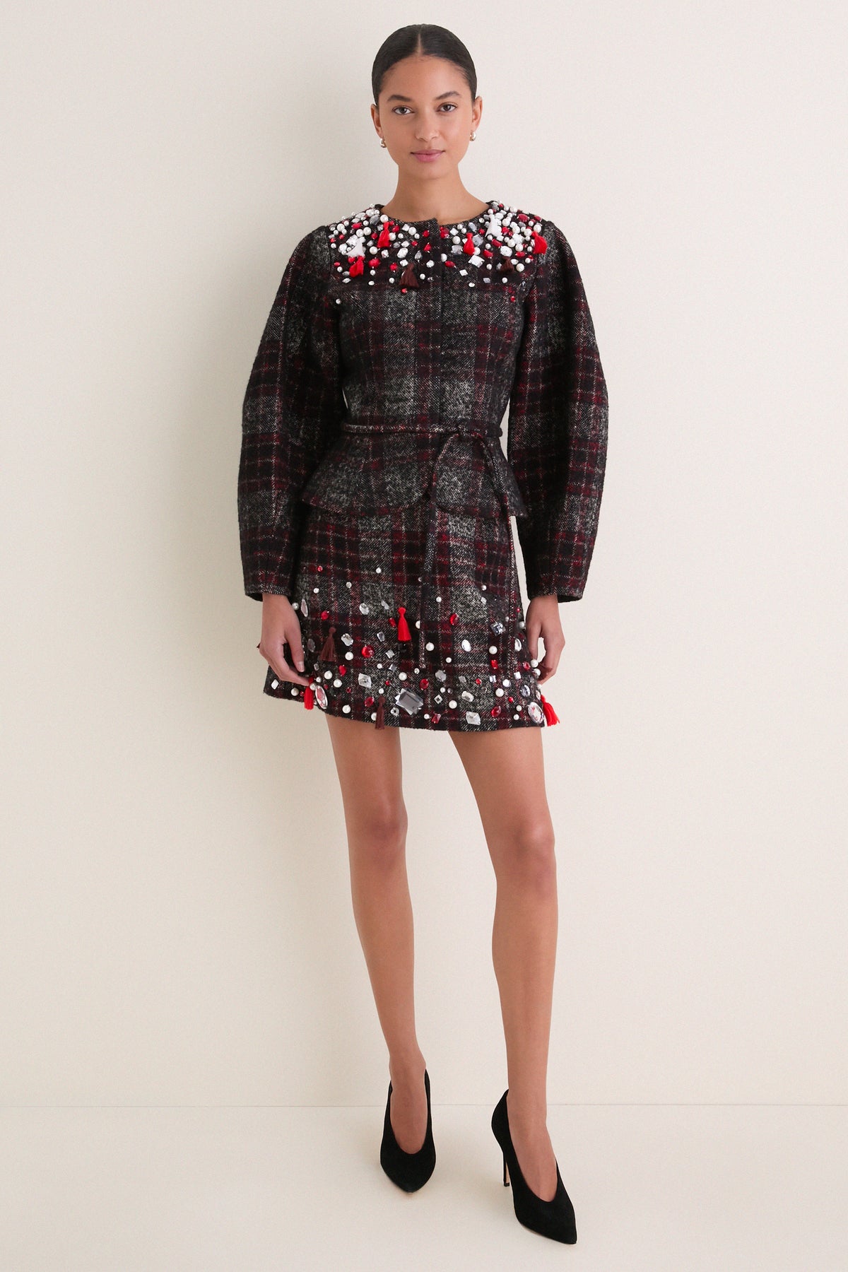 Parlour Plaid Garnet Bonham Jacket