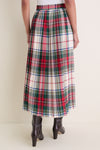 Kensington Plaid Crimson Harlan Skirt