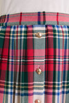 Kensington Plaid Crimson Harlan Skirt