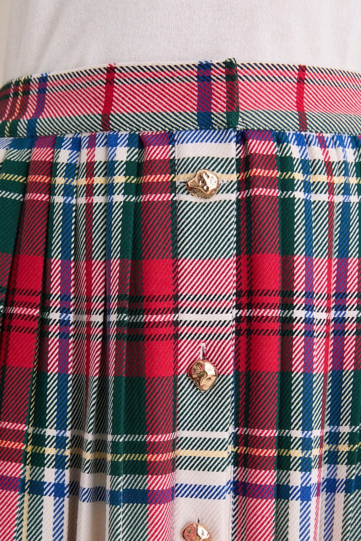 Kensington Plaid Crimson Harlan Skirt