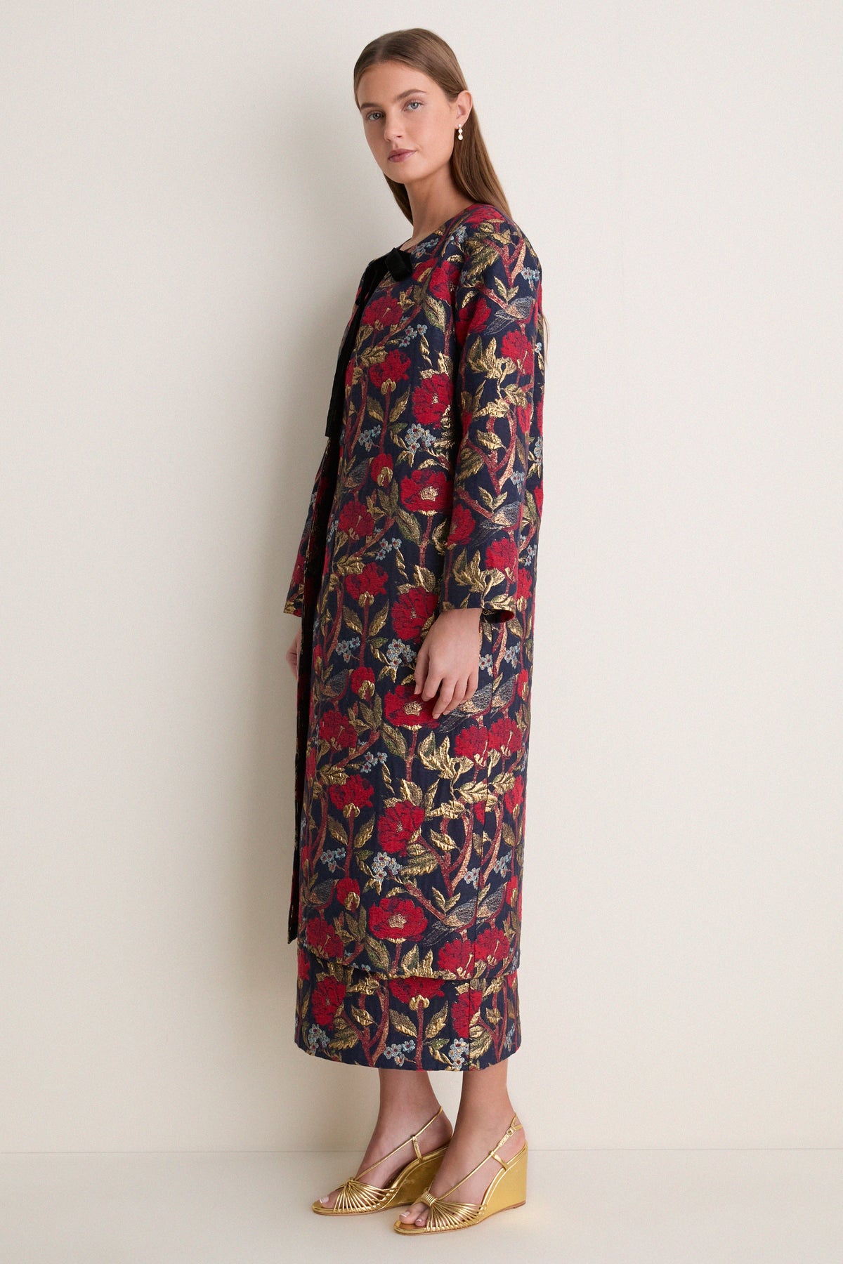 Palais Floral Gold Portman Coat