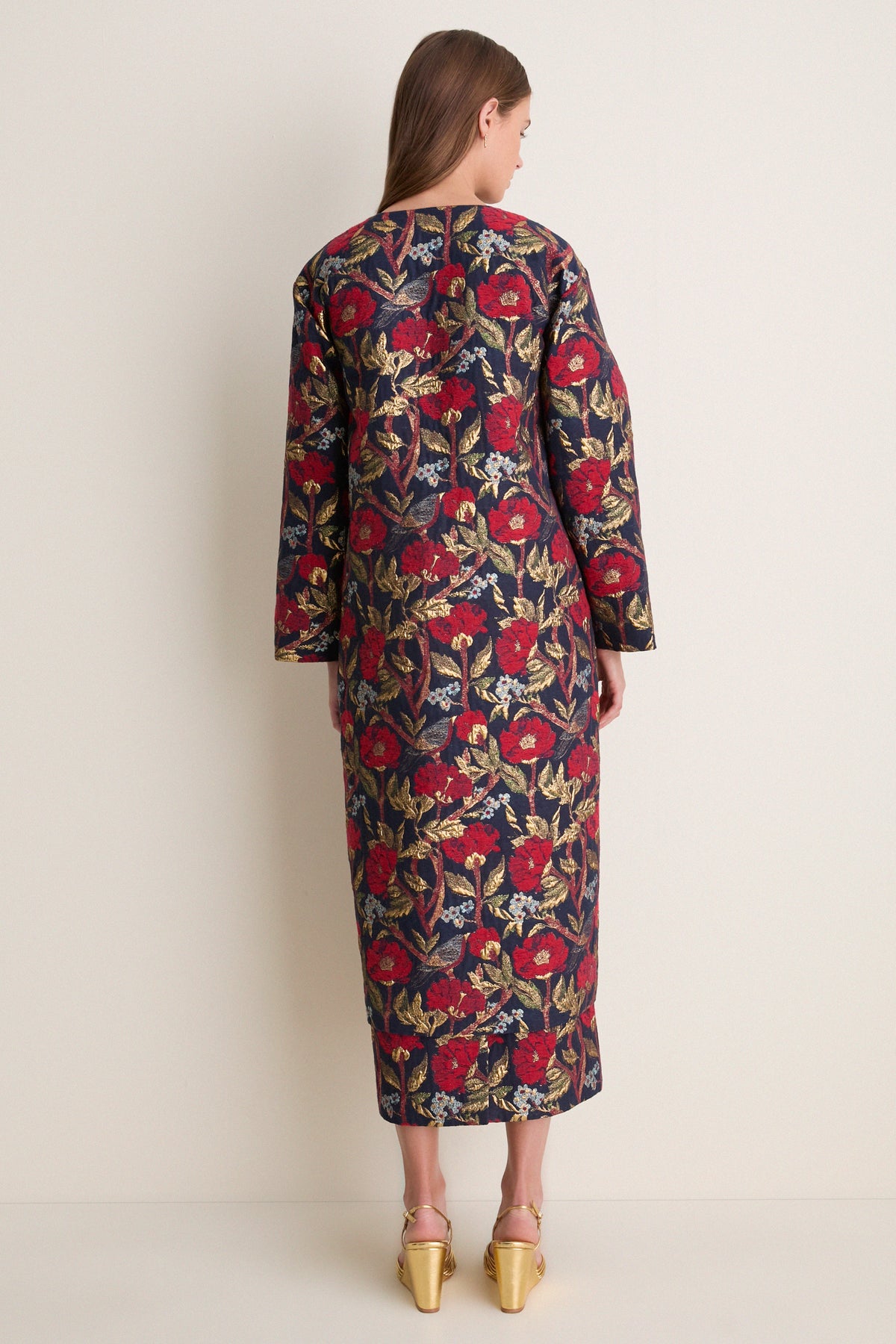 Palais Floral Gold Portman Coat