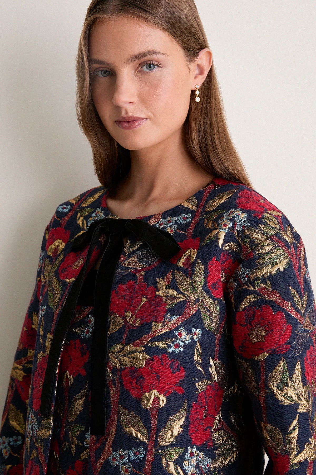 Palais Floral Gold Portman Coat