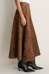 Soho Leopard Camel Ida Skirt